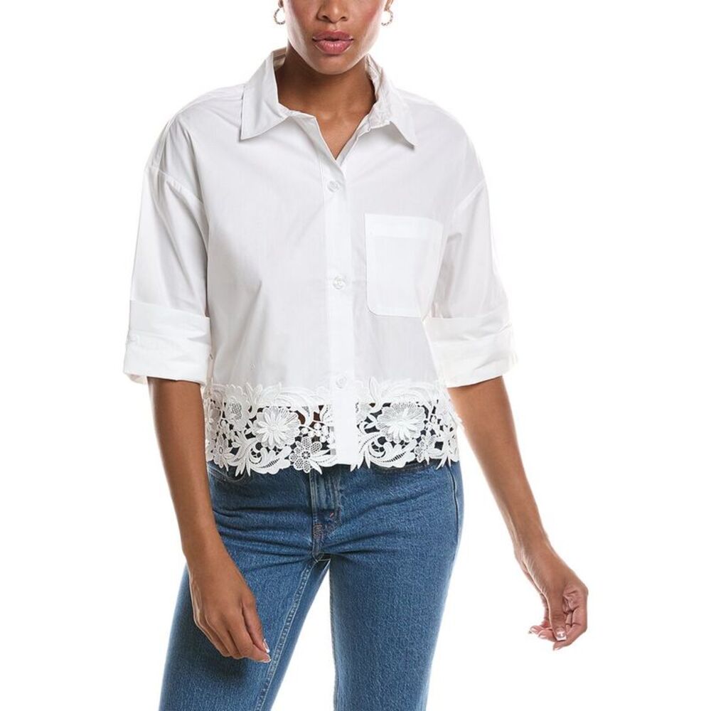 Rd Style Womens Kerwin Poplin Shirt, White